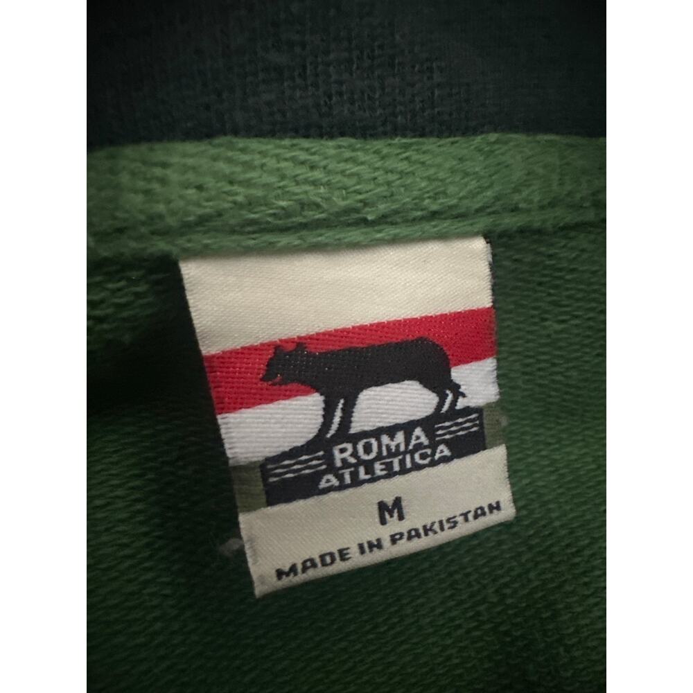 Roma Atletica Medium Ireland Track Jacket Green White Spell Full Zip Athleisure - Picture 8 of 10